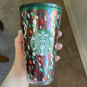 Starbucks 16OZ Winter Confetti Holiday Reusable Cup